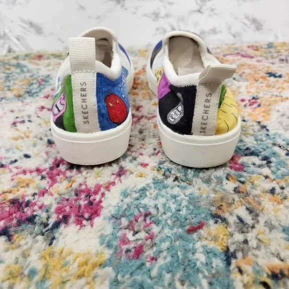 Sketchers Memory Foam Slip On Sneakers with Nightmare Before Christmas Size 8.5 - Picture 3 of 9